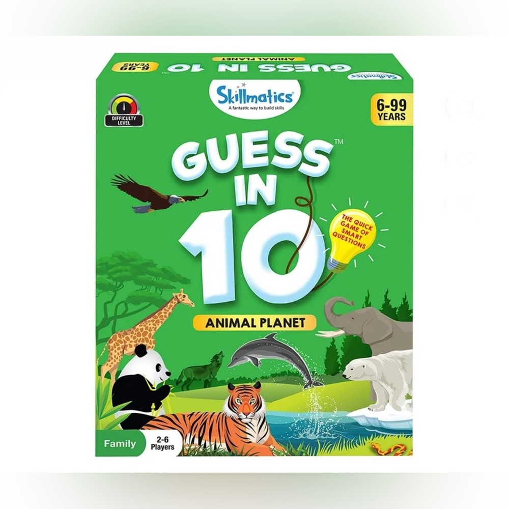 Skillmatics | Guess in 10 Animal Planet Game